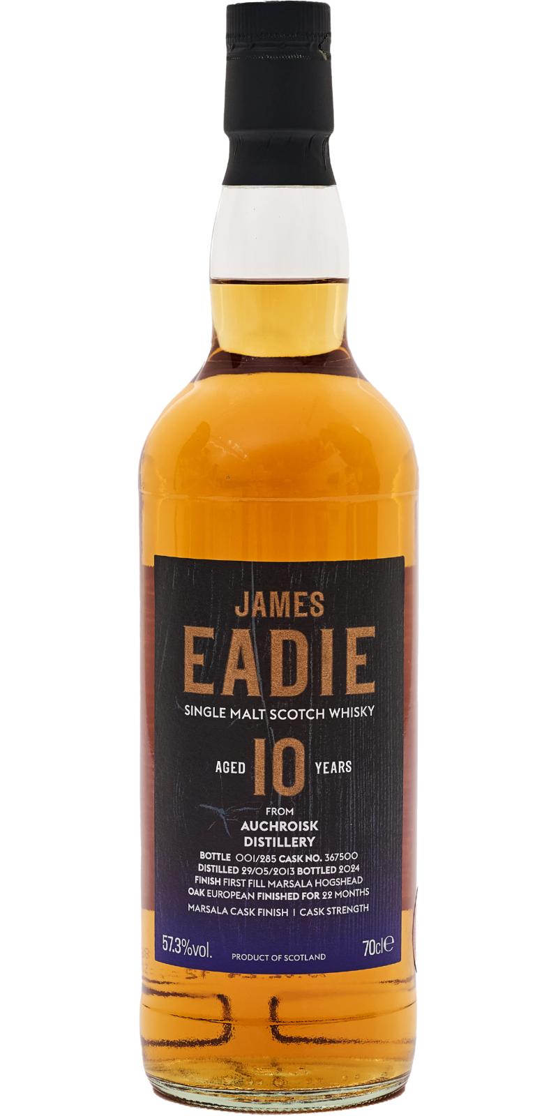 Auchroisk 10Yr Marsala Cask Finish #367500 by James Eadie 700ml