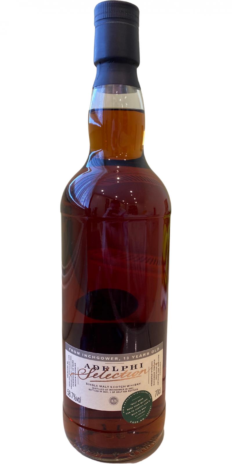 Inchgower 13Yr 2007-2021 (Adelphi) 700ml