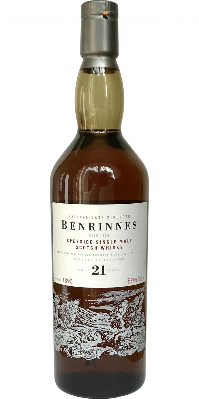 Benrinnes 21Yr 1992 Diageo Special Releases 2014 700ml