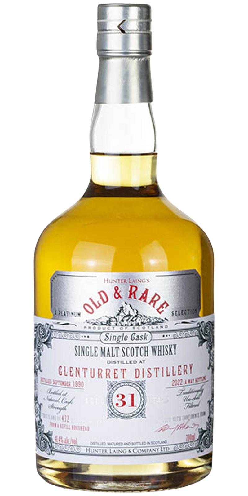 Glenturret 31Yr 1990-2022 Old & Rare by Hunter Laing 700ml