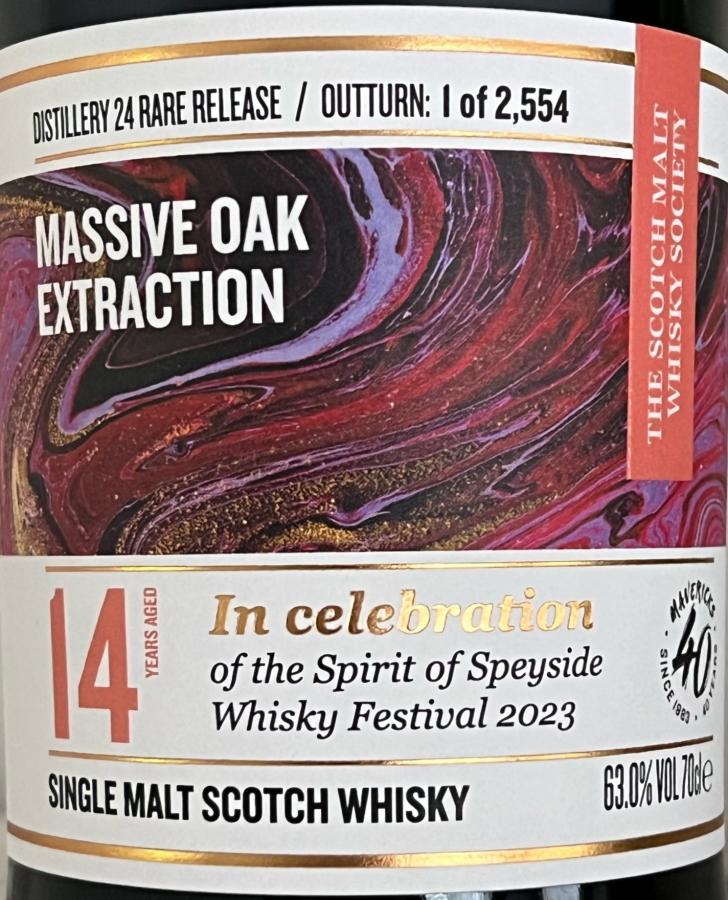 Macallan 14Yr Distillery 24 Rare Release SMWS 700ml