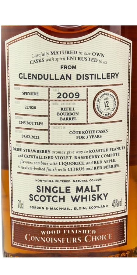 Glendullan 12Yr 2009-2022 Hermitage Cask Finish (Gordon & MacPhail) 700ml