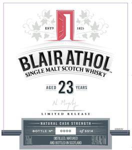 Blair Athol 23Yr 1993 Diageo Special Releases 2017 700ml