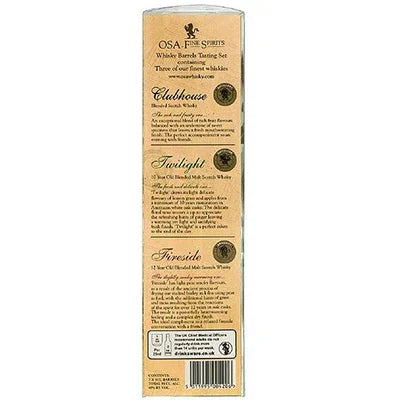 OSA Fine Blended Scotch 3 x 50ml Gift Set 40% - NZ Liquor Online