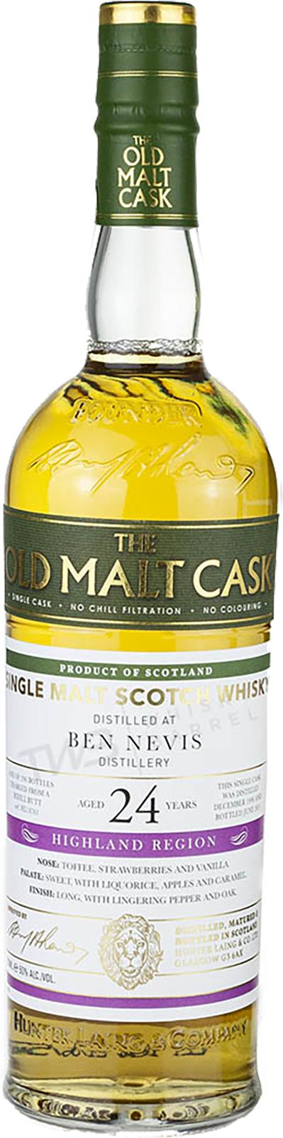 Ben Nevis 24Yr 1996-2021 Old Malt Cask by Hunter Laing 700ml