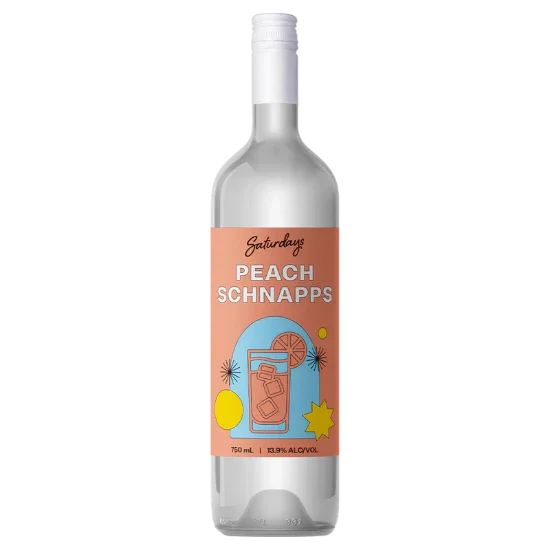 Saturdays Peach Schnapps 13.9% 750ml