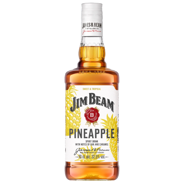 Jim Beam Pineapple spirit drink with tropical notes, 70cl bottle
