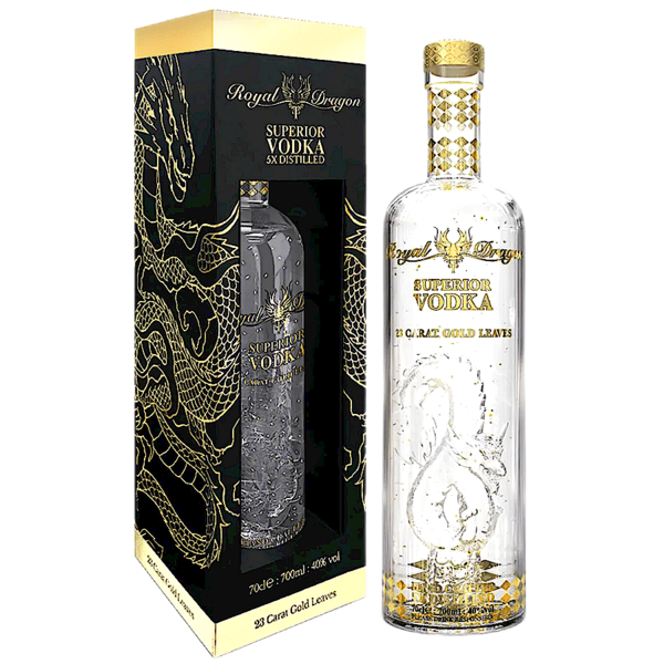 Royal Dragon Imperial Vodka Gift Box 700ml - NZ Liquor Online