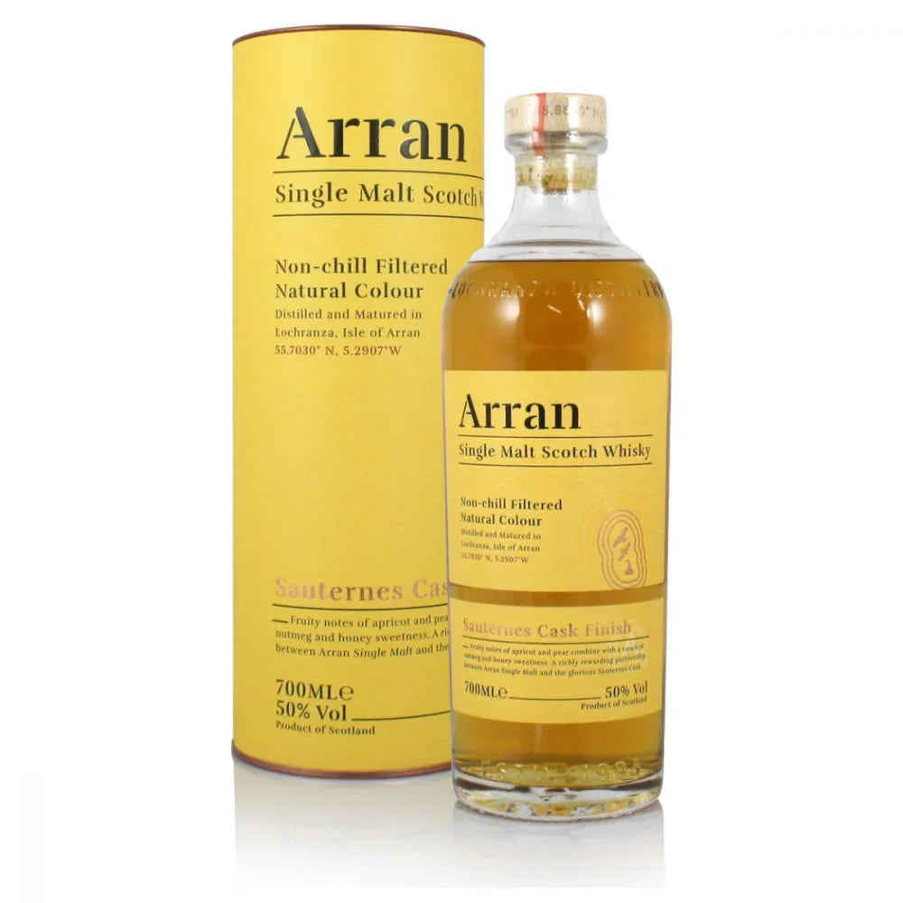 Arran Sauternes Cask Finish 50% 700ml - NZ Liquor Online