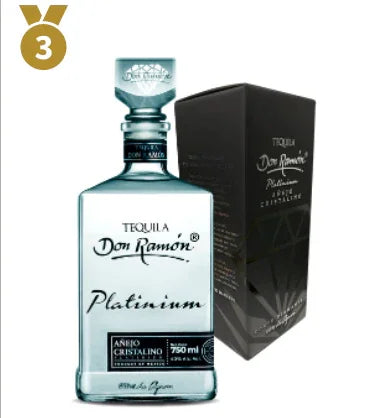 Don Ramon Platinum Anejo Cristalino 40% 750ml - NZ Liquor Online