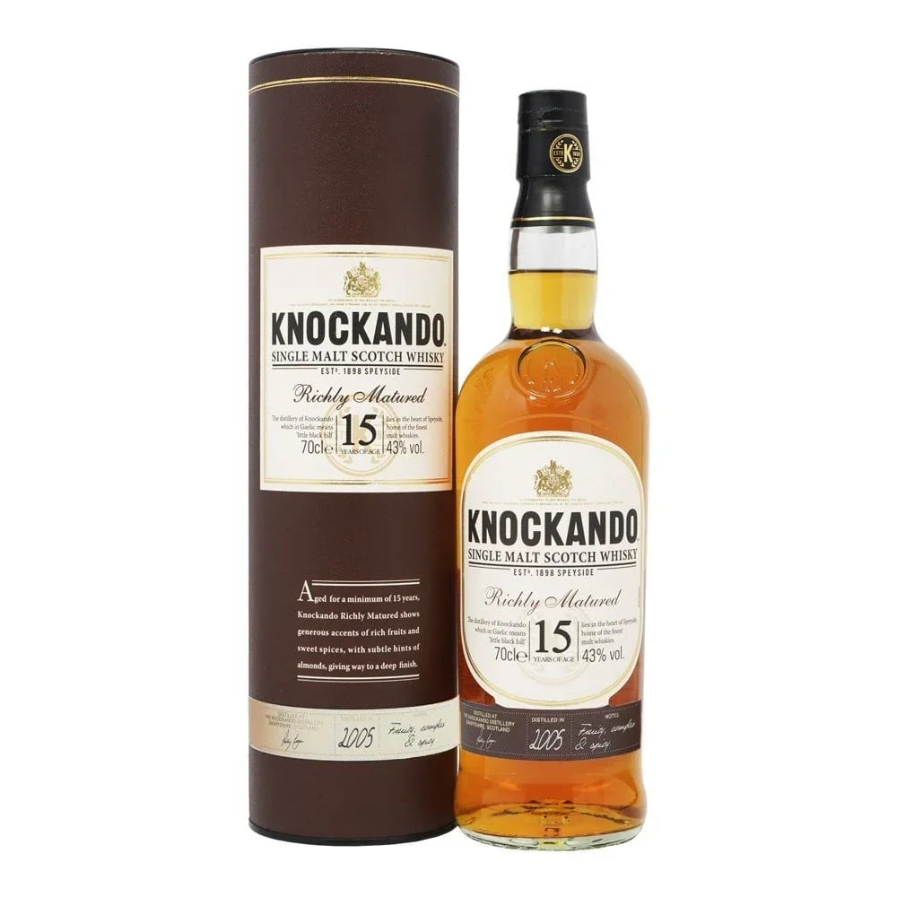 Knockando 15Yr 43% 700ml - NZ Liquor Online