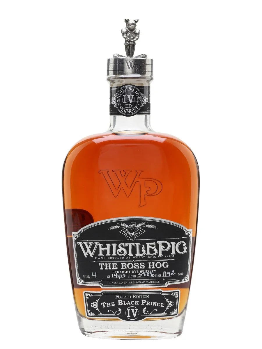 Whistlepig Boss Hog Black Prince 62% 700ml - NZ Liquor Online