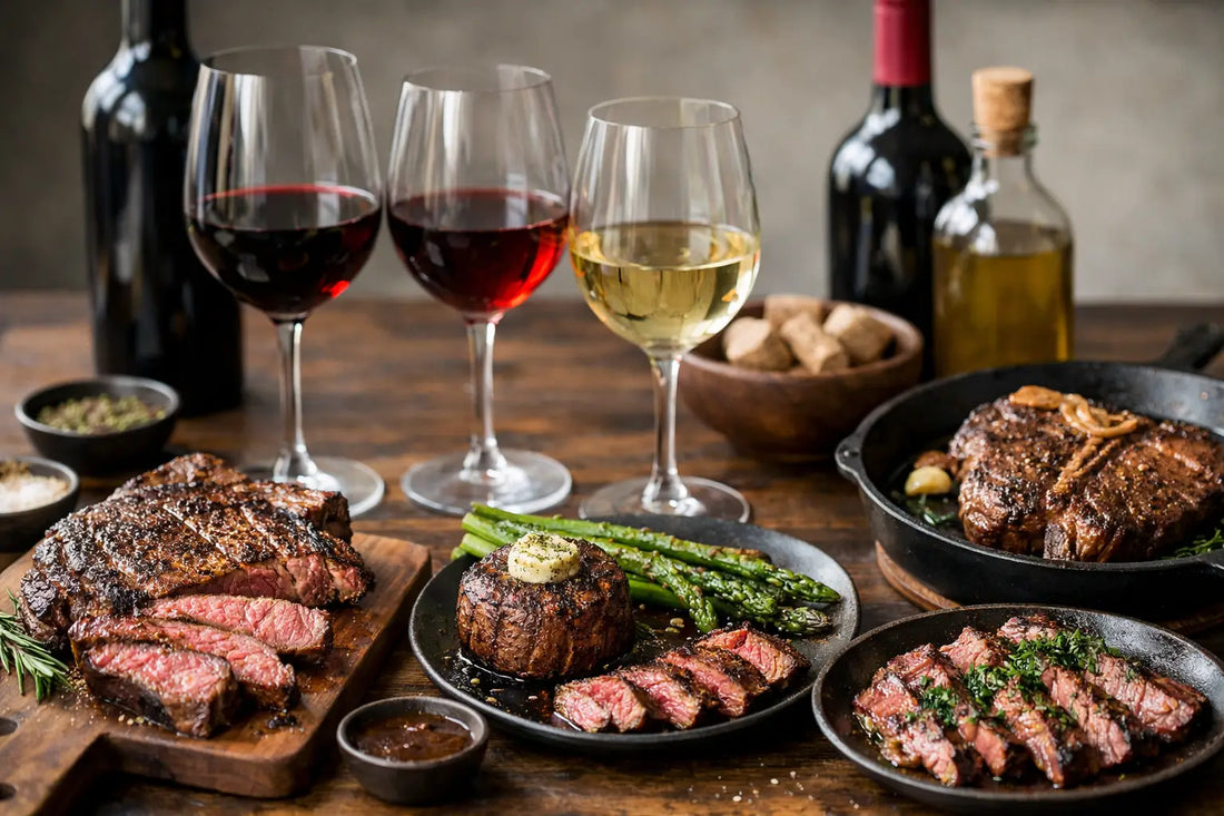 Best Wine for Steak by Cut and Cooking Style