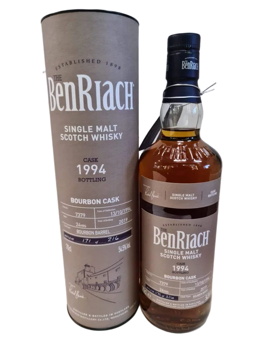 Benriach 24Yr 1994-2019 #7379 (Bourbon Cask, Batch 16) 700ml