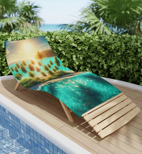 Tropical Paradise Beach Towel
