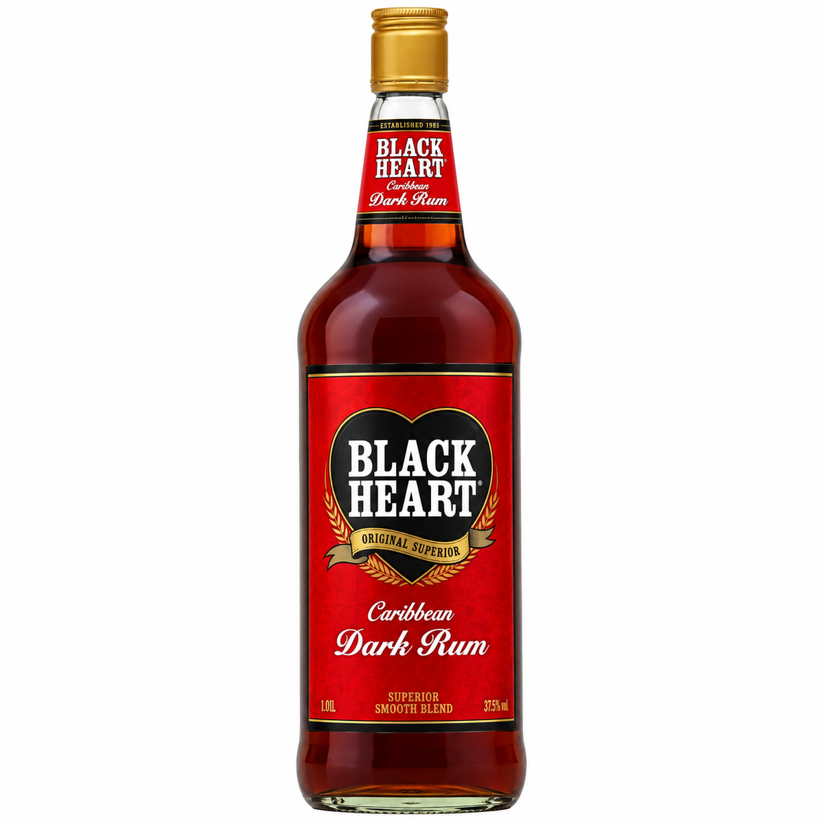 Black Heart Rum 1L 37.5%