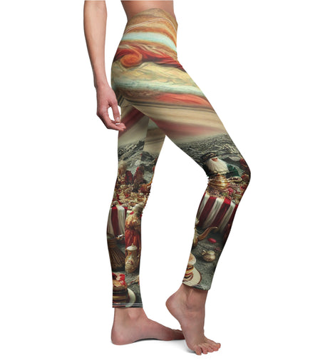 Jupiter Tea Party Casual Leggings - Unique Print for Comfort