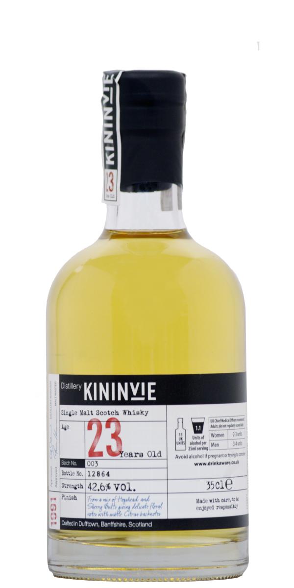 Kininvie 23Yr 1991 (Batch 3) 700ml