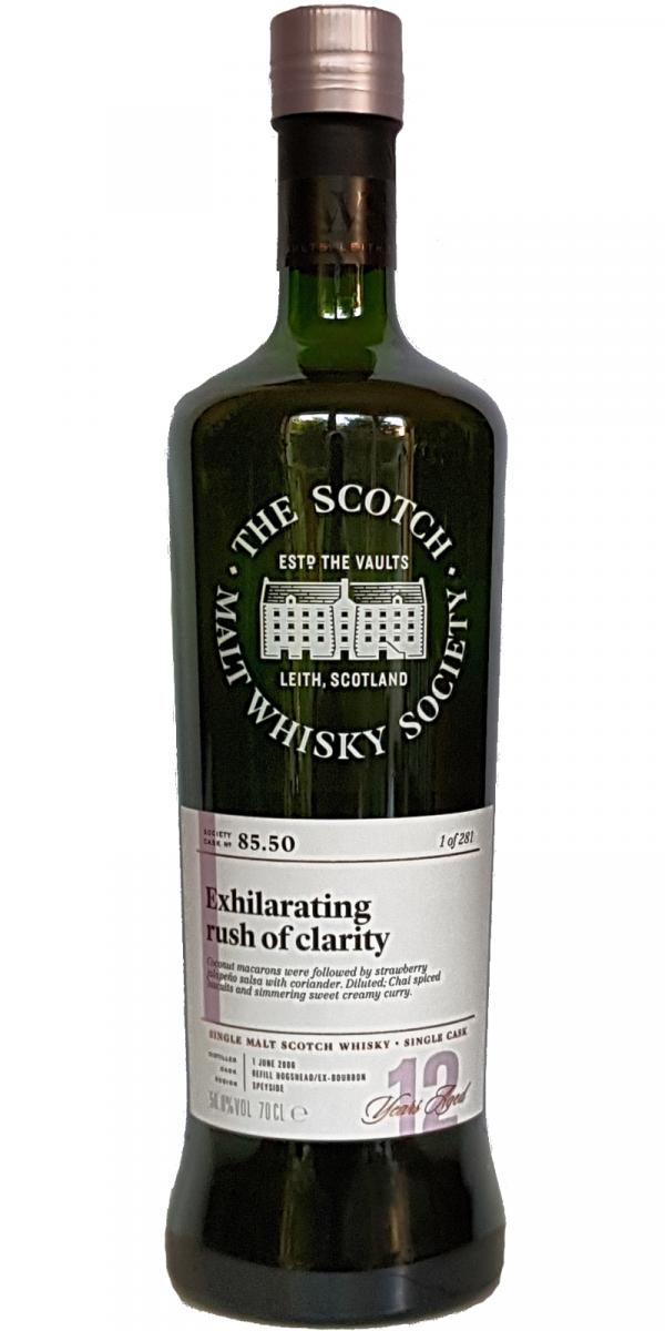 Glen Elgin 12Yr SMWS 85.50 (Single Malt Whisky Society) 700ml