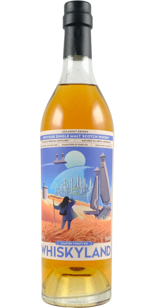 Braeval 36Yr 1989-2025 Whiskyland Chapter Twenty Six by Decadent Drinks 700ml