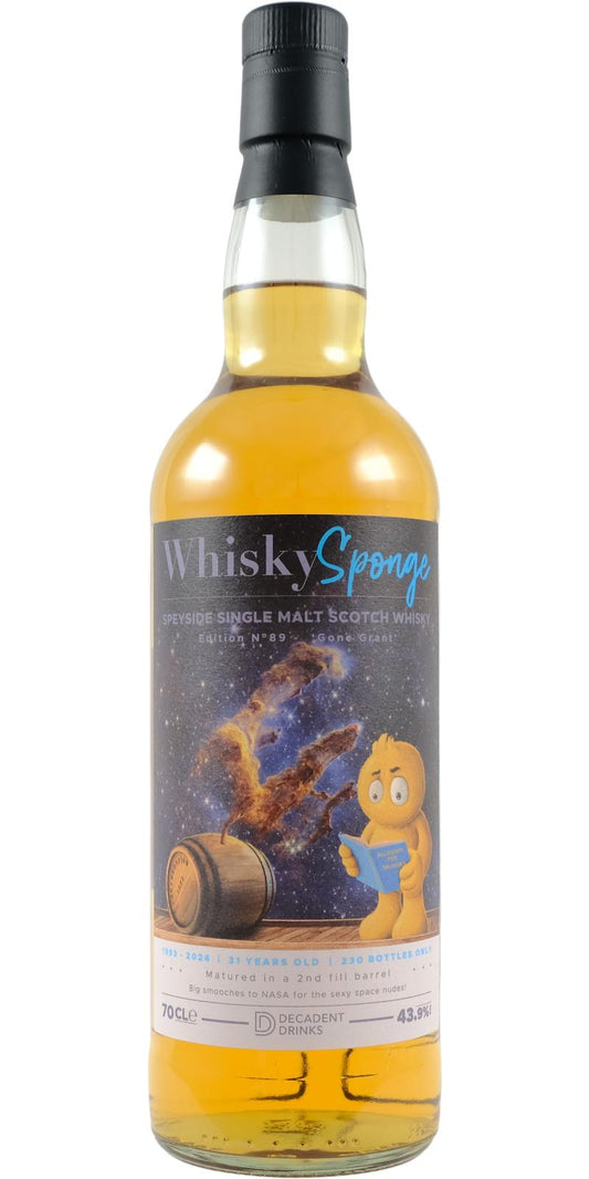 Gone Grant 31Yr Whisky Sponge 89 by Decadent Drinks 700ml