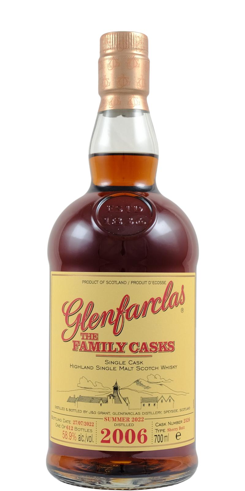 Glenfarclas Family Casks 2006-2022 #2526 700ml