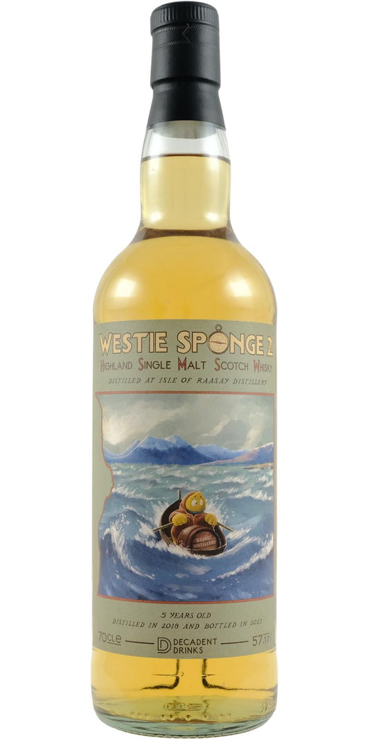 Isle of Raasay 5Yr Westie Sponge 2 by Decadent Drinks 700ml