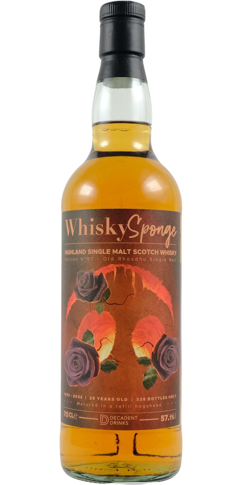 Old Rosdhu 29Yr (Whisky Sponge) 700ml