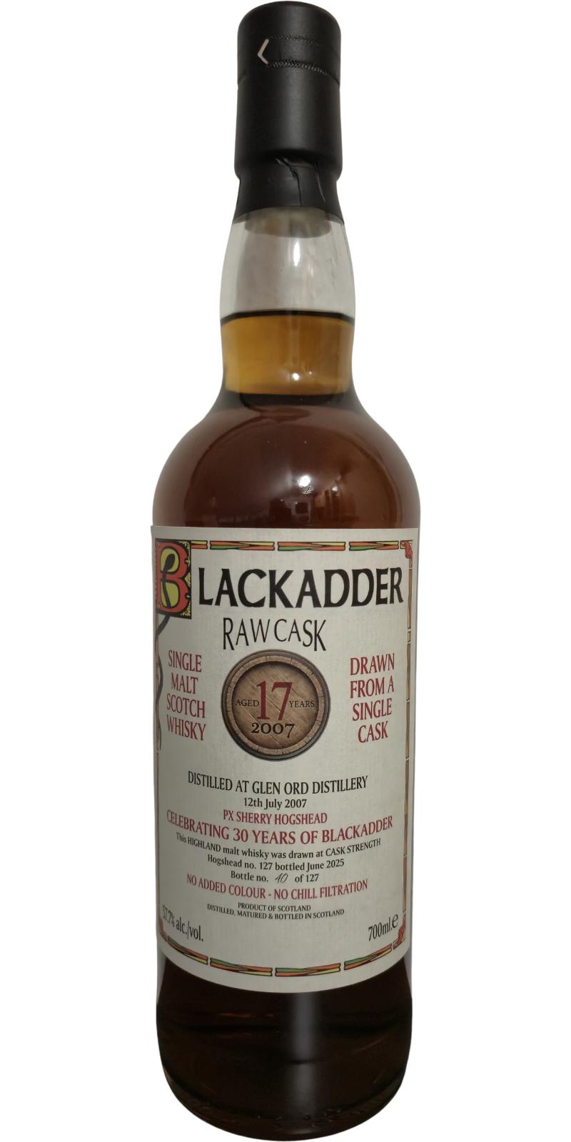 Glen Ord 17Yr 2007 Raw Cask by Blackadder 700ml