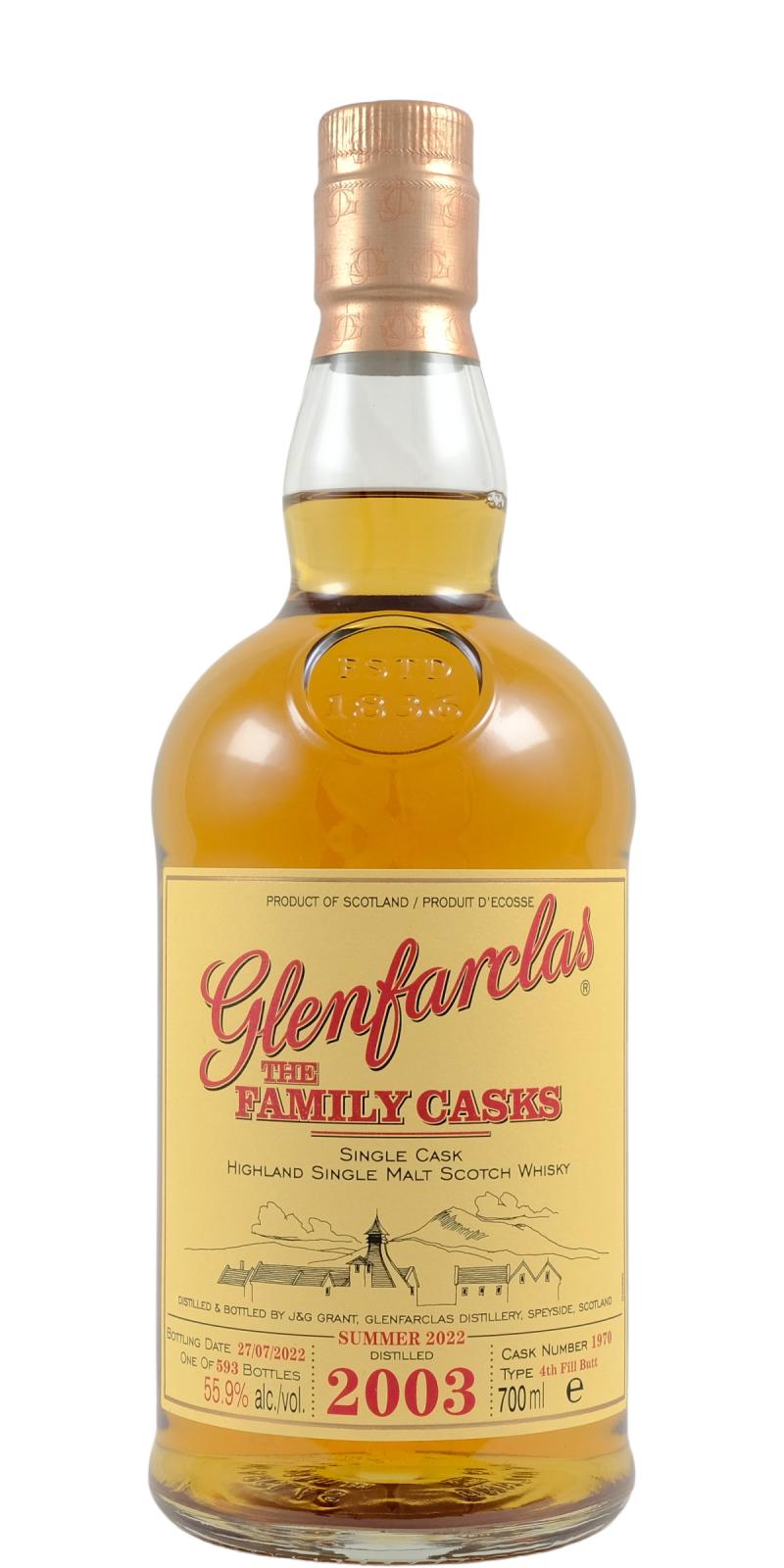 Glenfarclas Family Casks 2003-2022 #1970 700ml