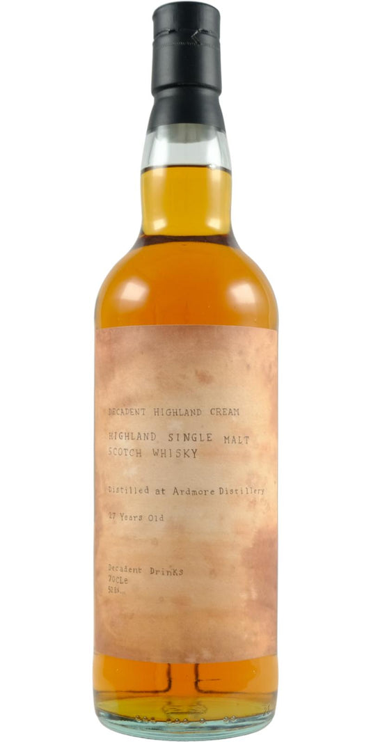 Ardmore 27Yr 1998-2026 Decadent Drams by Decadent Drinks 700ml