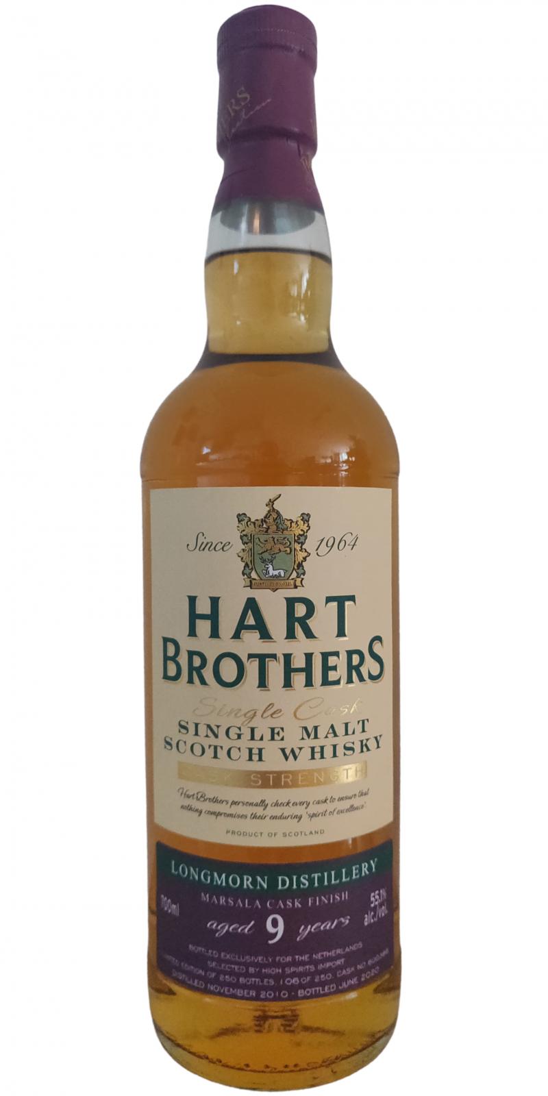 Longmorn 9Yr 2010-2020 Hart Brothers 700ml