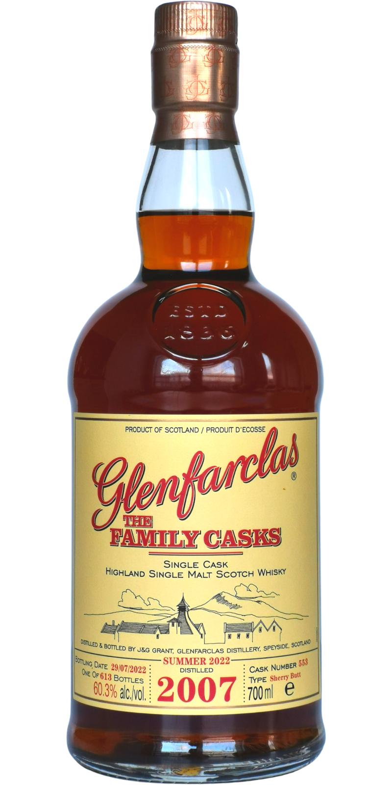 Glenfarclas Family Casks 2007-2022 #553 700ml