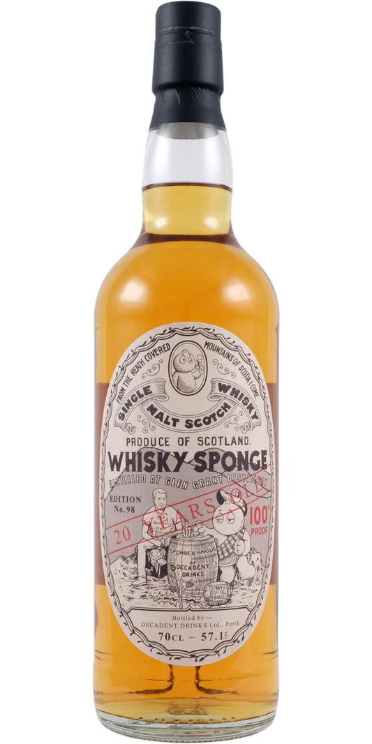 Glen Grant 20Yr 2003 Whisky Sponge 98 by Decadent Drinks 700ml