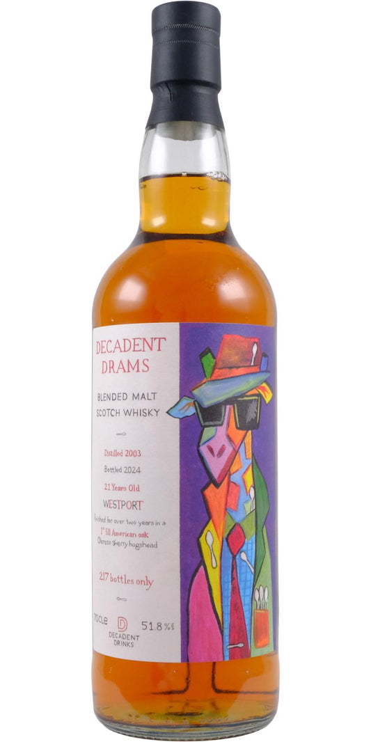 Westport 21Yr 2003-2024 Decadent Drinks by Decadent Drams 700ml