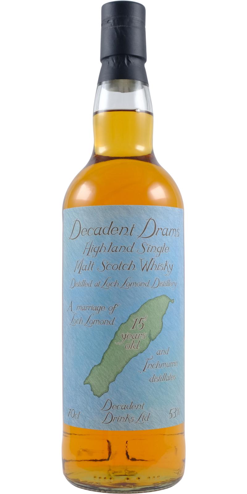 Loch Lomond 15Yr Decadent Drams by Decadent Drinks 700ml