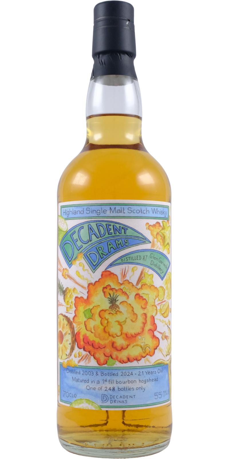 Glen Garioch 21Yr 2003 by Decadent Drinks 700ml
