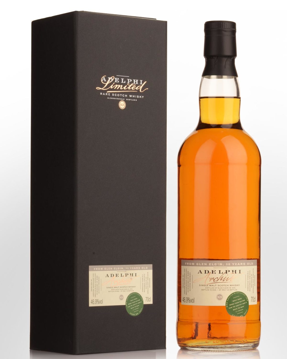 Glen Elgin 30Yr 1978-2008 #4511 (Adelphi) 700ml