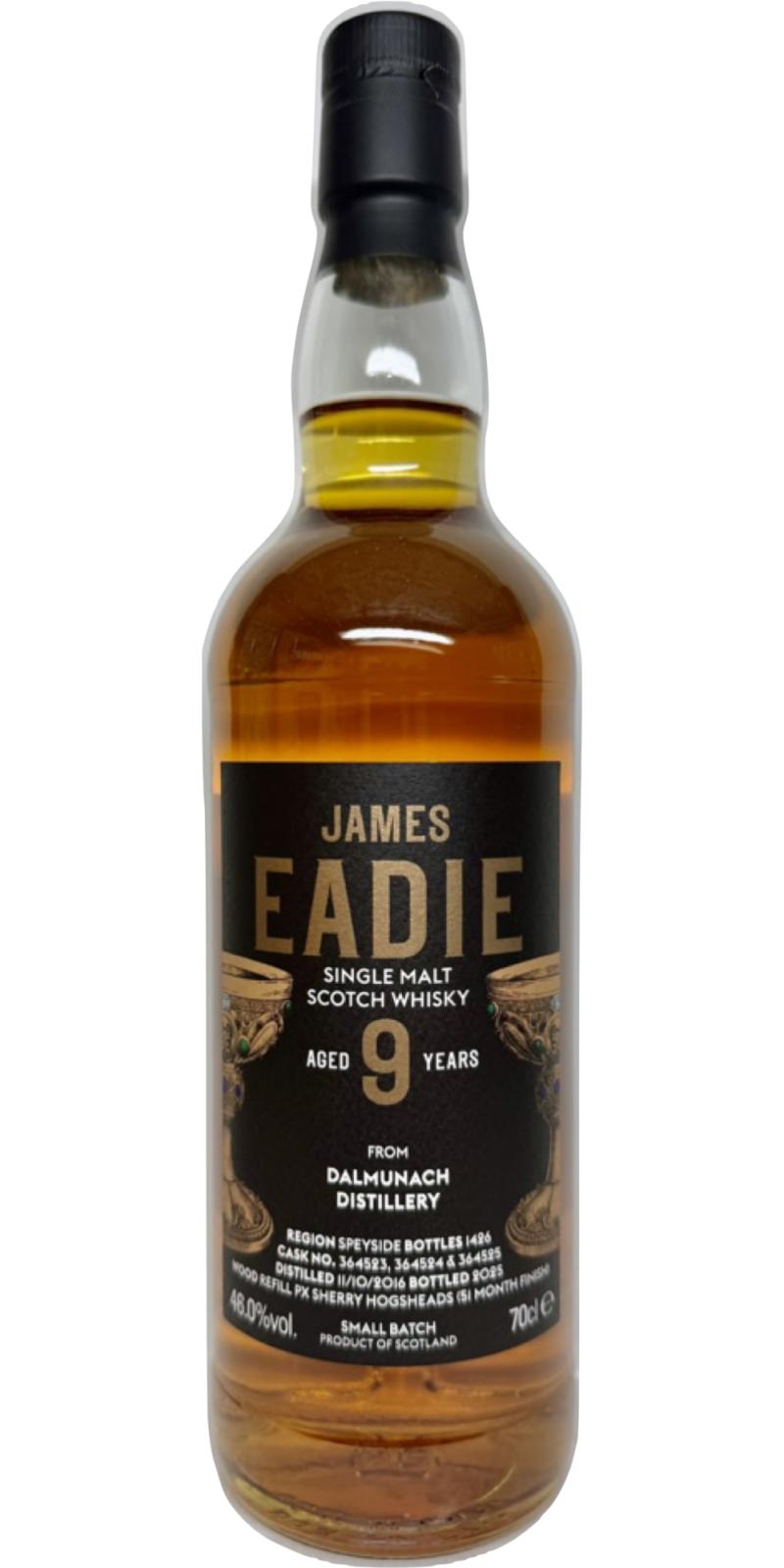 Dalmunach 9Yr Small Batch by James Eadie 700ml