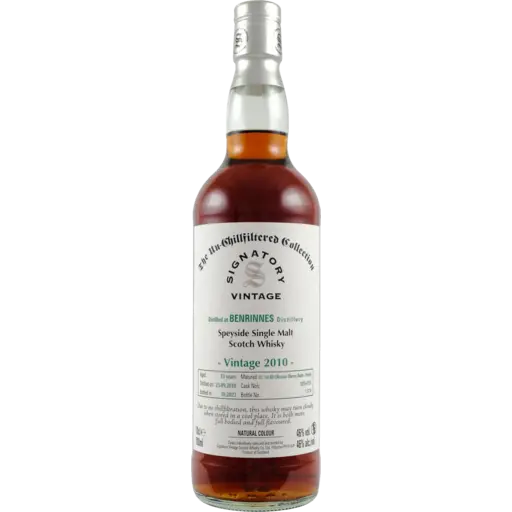 Benrinnes 13Yr 2010-2023 Unchillfiltered Series by Signatory 700ml