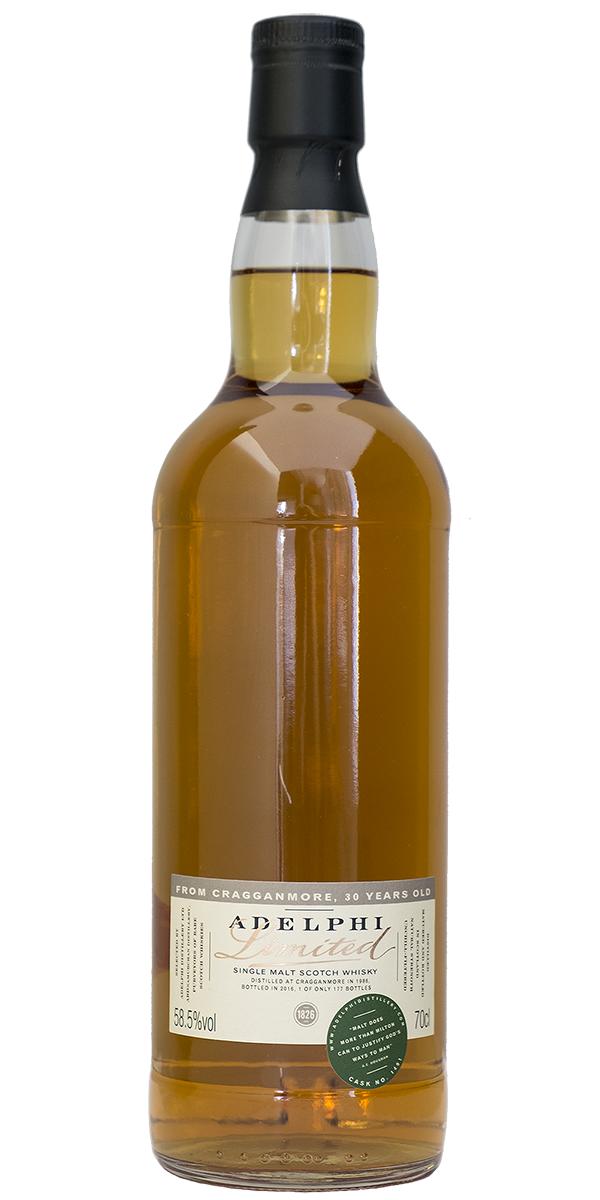 Cragganmore 30Yr 1986-2016 #1491 (Adelphi)