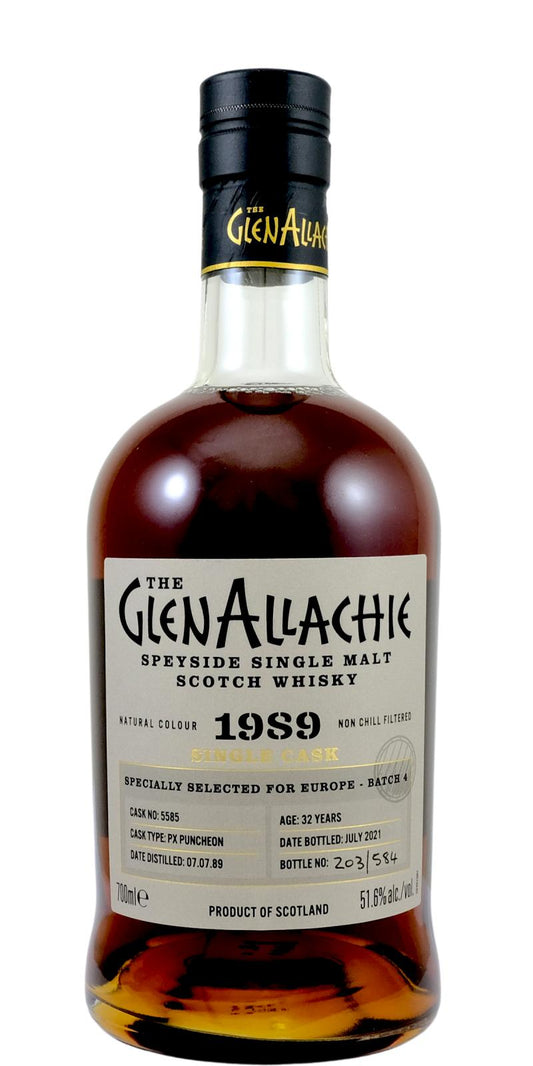 GlenAllachie 32Yr 1989-2021 #5585 PX Puncheon 700ml