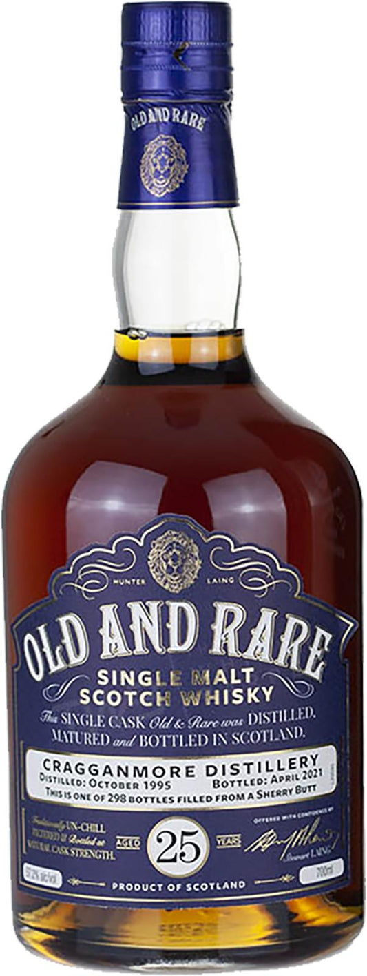 Cragganmore 25Yr 1995 (Old & Rare by Hunter Laing) 700ml