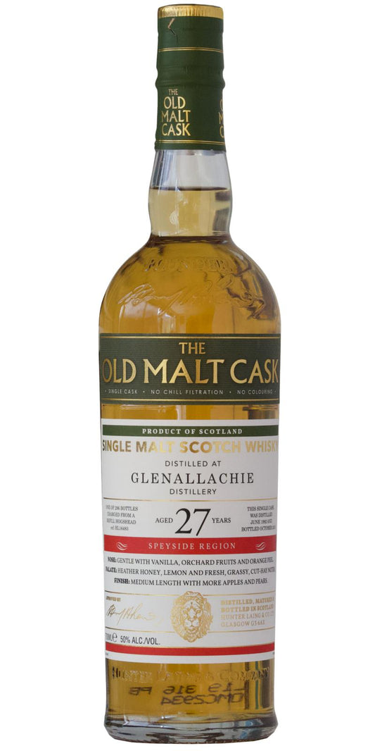 Glenallachie 27Yr 1992-2019 (Old Malt Cask by Hunter Laing) 700ml