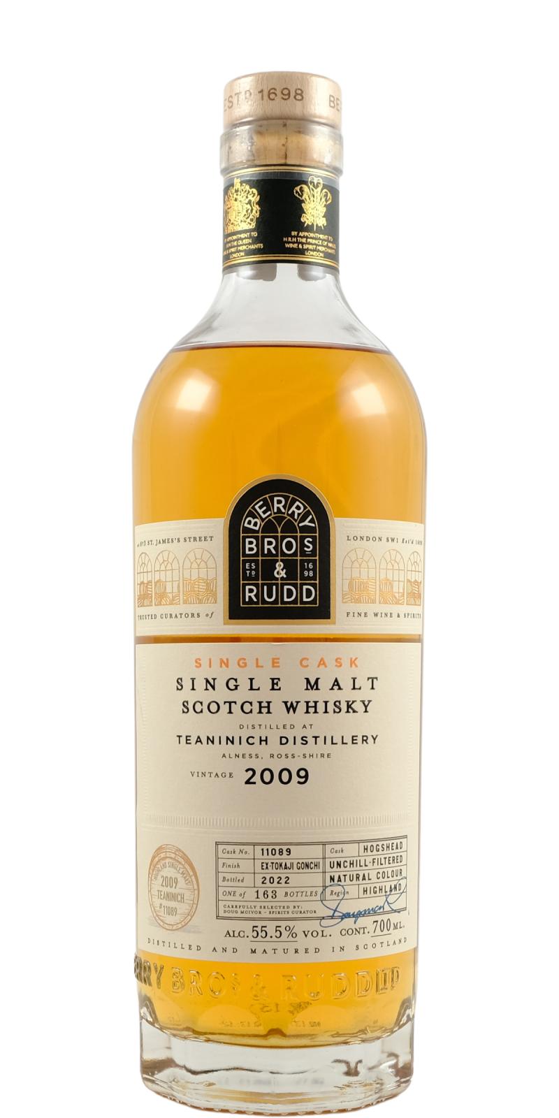 Teaninich 2009-2022 #11089 (Berry Bros & Rudd) 700ml