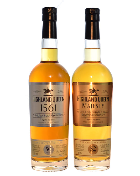 Highland Queen Centenary Twin Pack, 50Yr & 52Yr 700ml