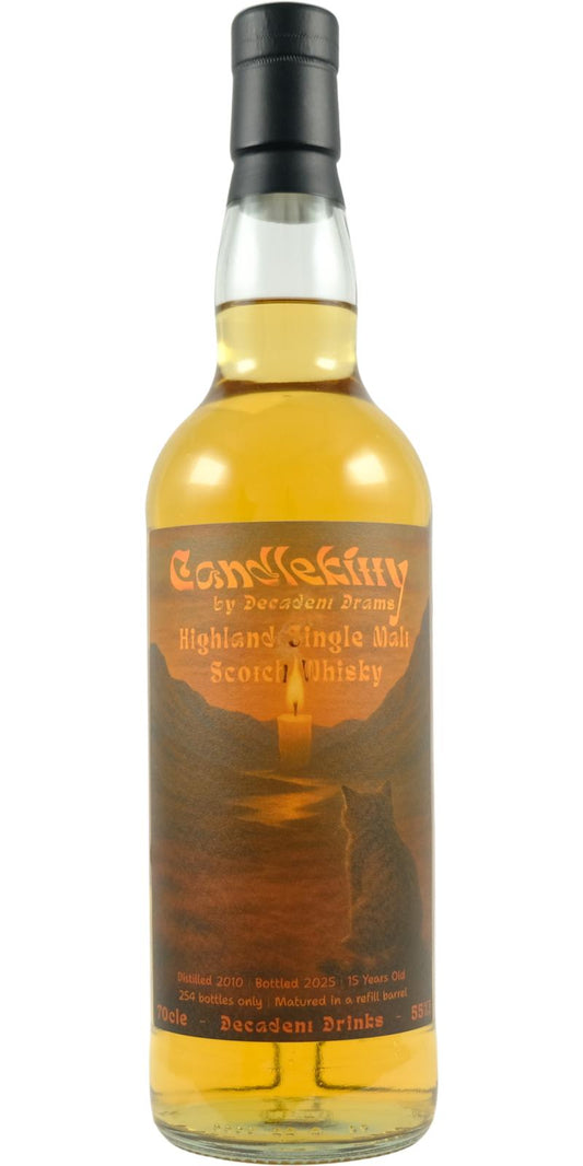 Candlekitty 15Yr 2010-2025 Decadent Drams by Decadent Drinks 700ml