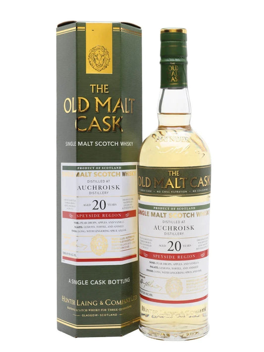 Auchroisk 20Yr 2000-2021 Old Malt Cask by Hunter Laing 700ml