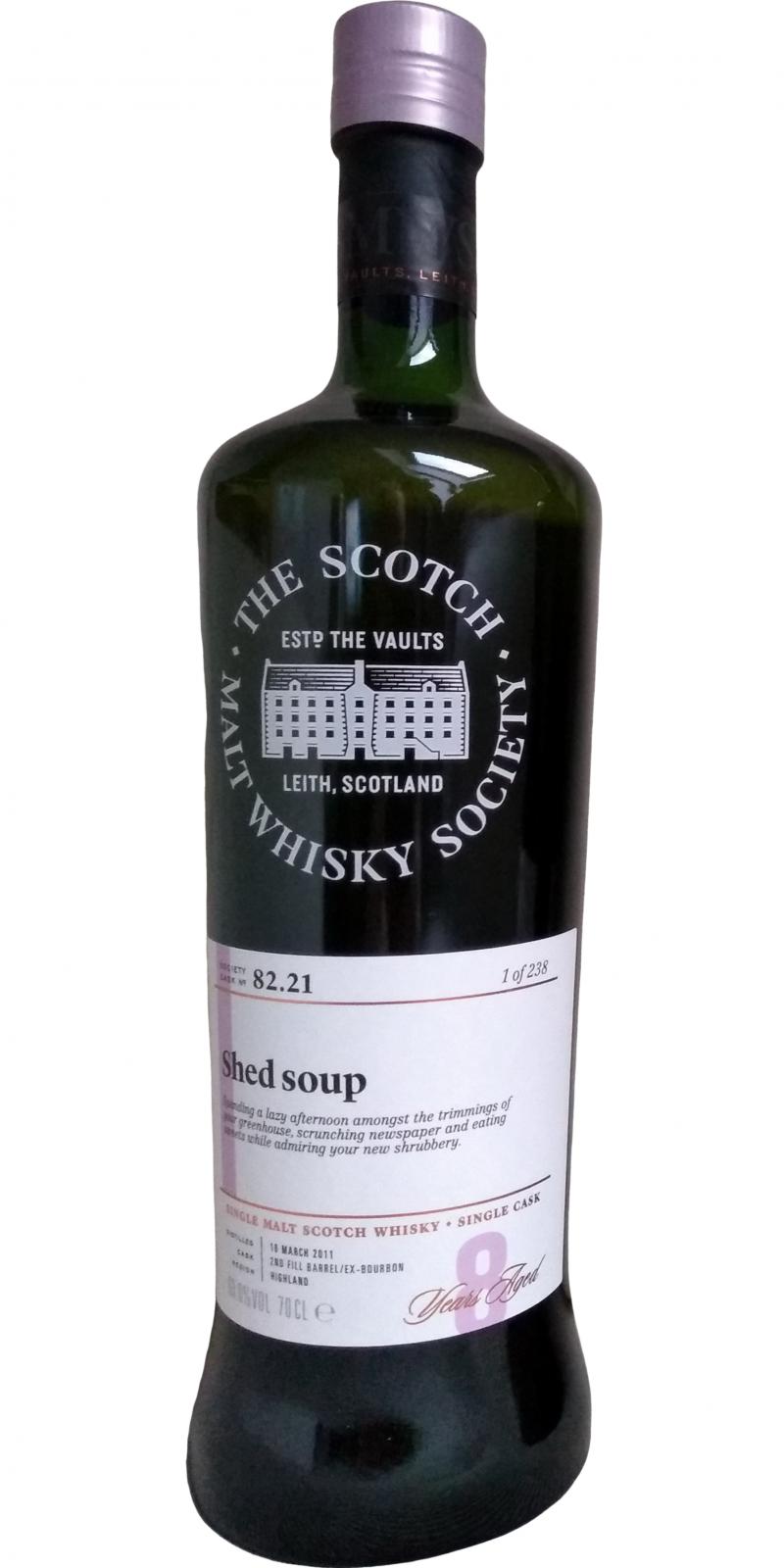 Glencadam 8Yr SMWS 82.21 (Single Malt Whisky Society) 700ml