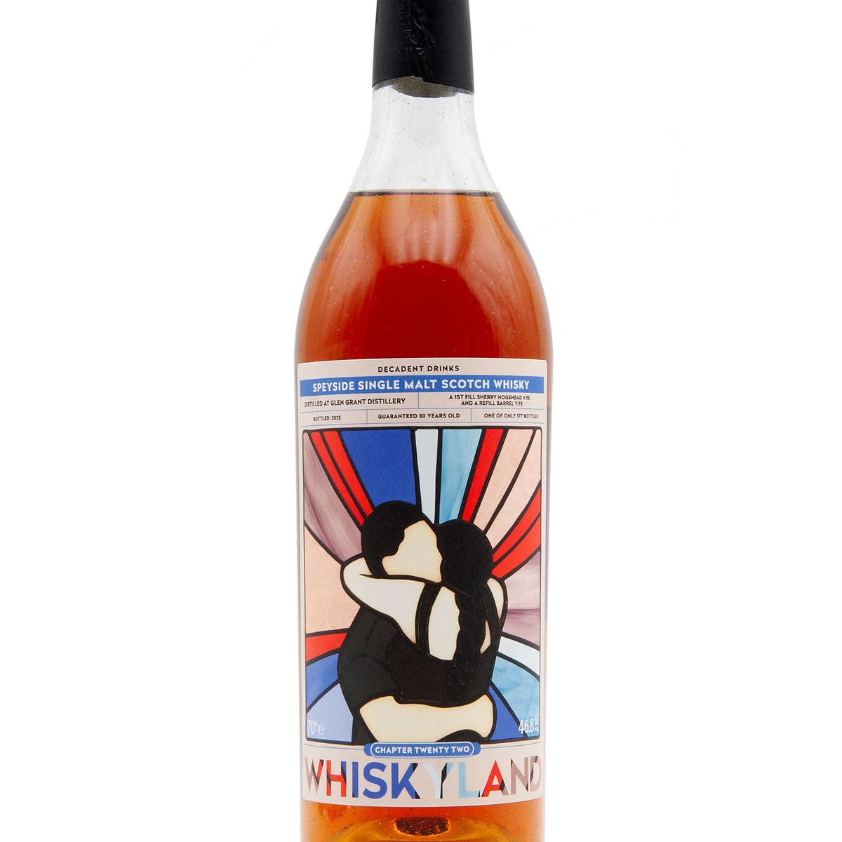 Glen Grant 30Yr Whiskyland Chapter Twenty Two by Decadent Drinks 700ml
